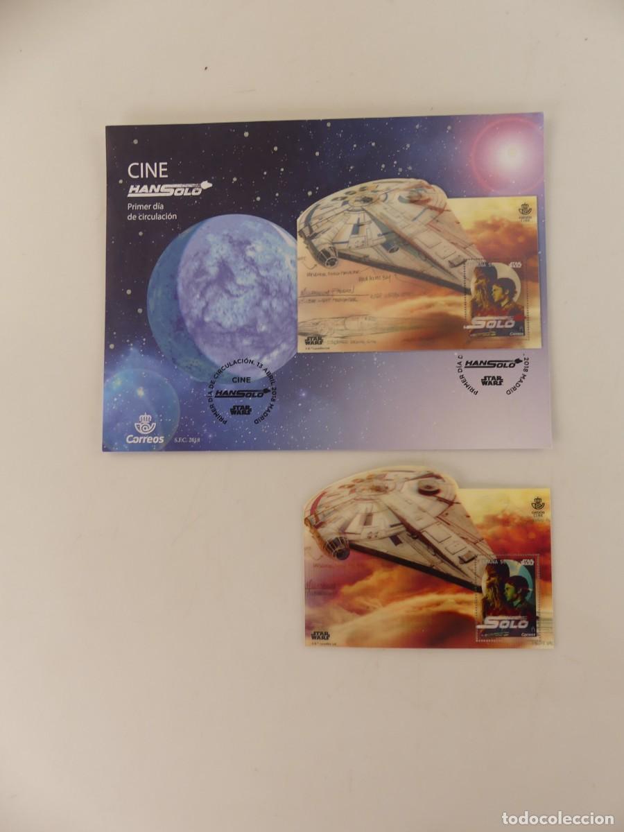 Timbres: SOBRE PRIMER DIA DE CIRCULACION HAN SOLO CON SELLO 3D