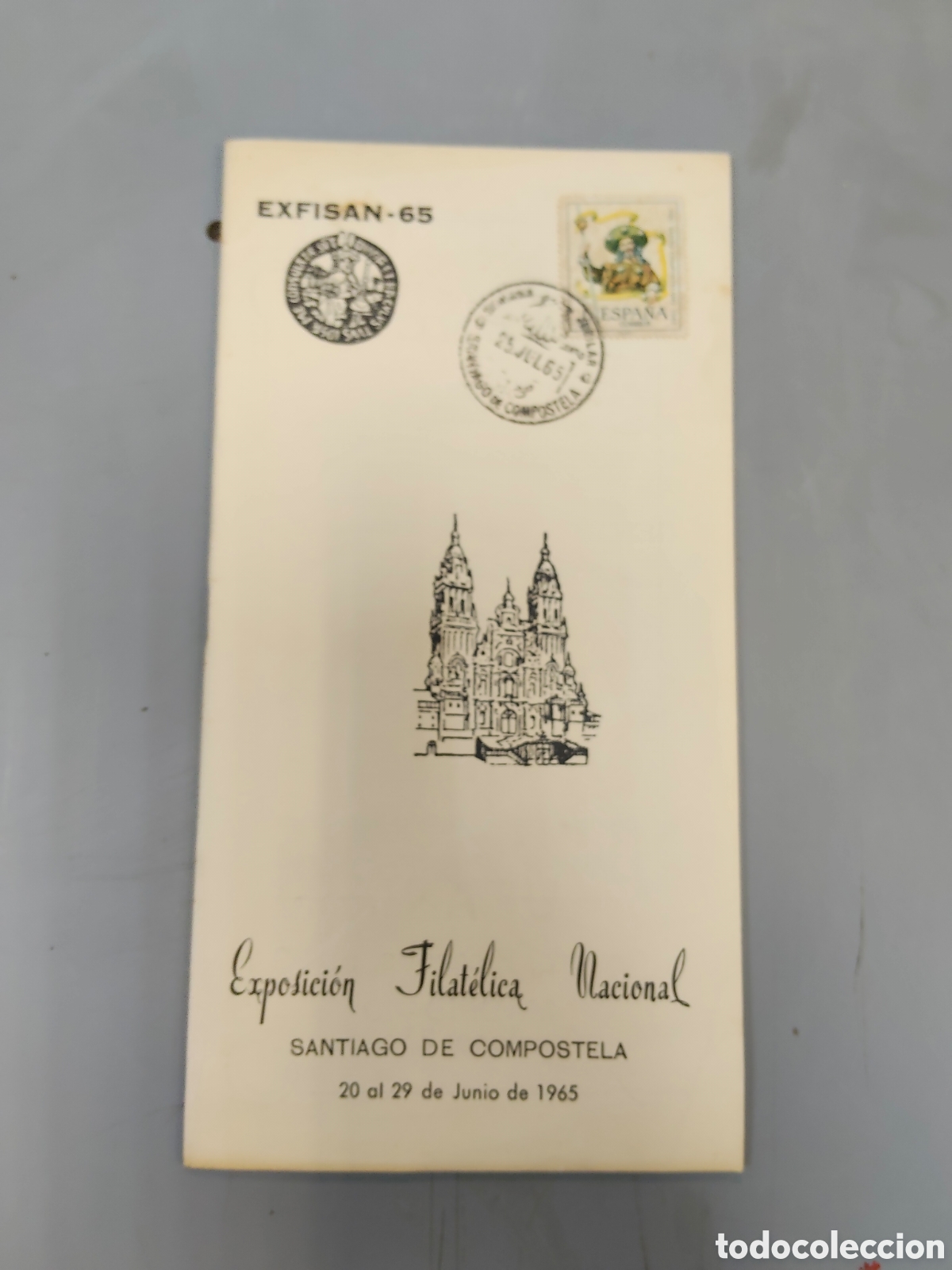 Sellos: Exposici&oacute;n filatelia Nacional Santiago de Compostela 1965