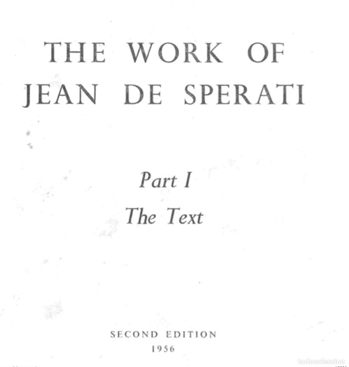Sellos: La obra de JEAN SPERATI en 2 vol&uacute;menes TEXTO + L&Aacute;MINAS Cat&aacute;logo PDF RARO