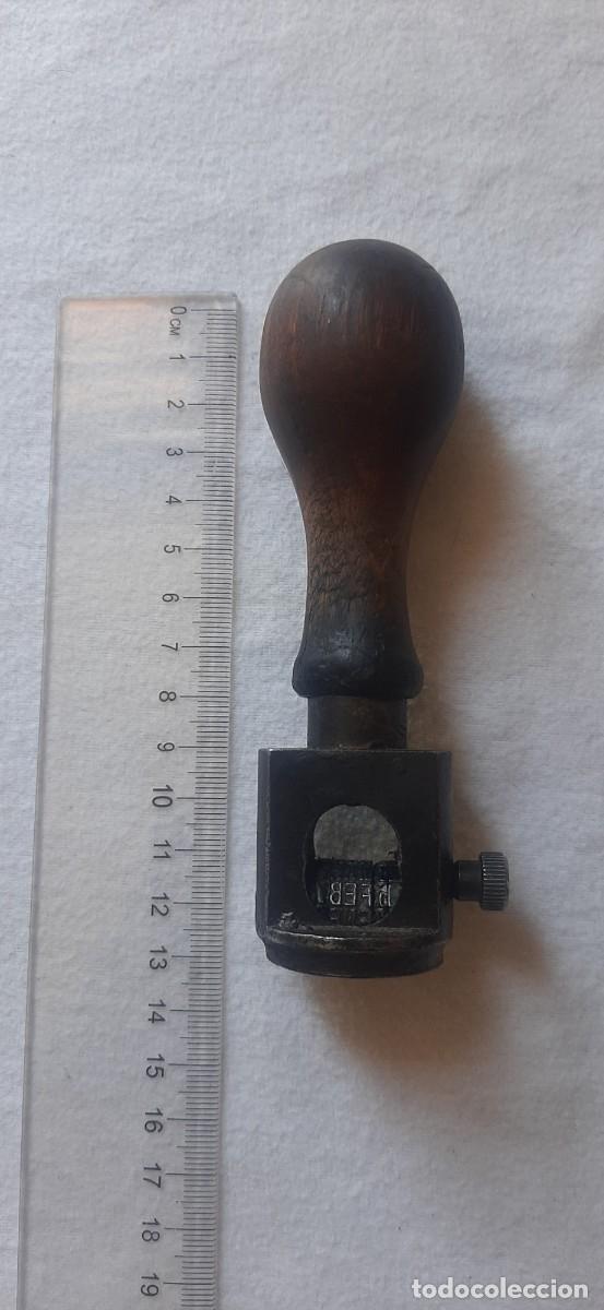 Sellos: MATASELLOS O CU&Ntilde;O MUY ANTIGUO.MADERA Y METAL.M&Aacute;LAGA.