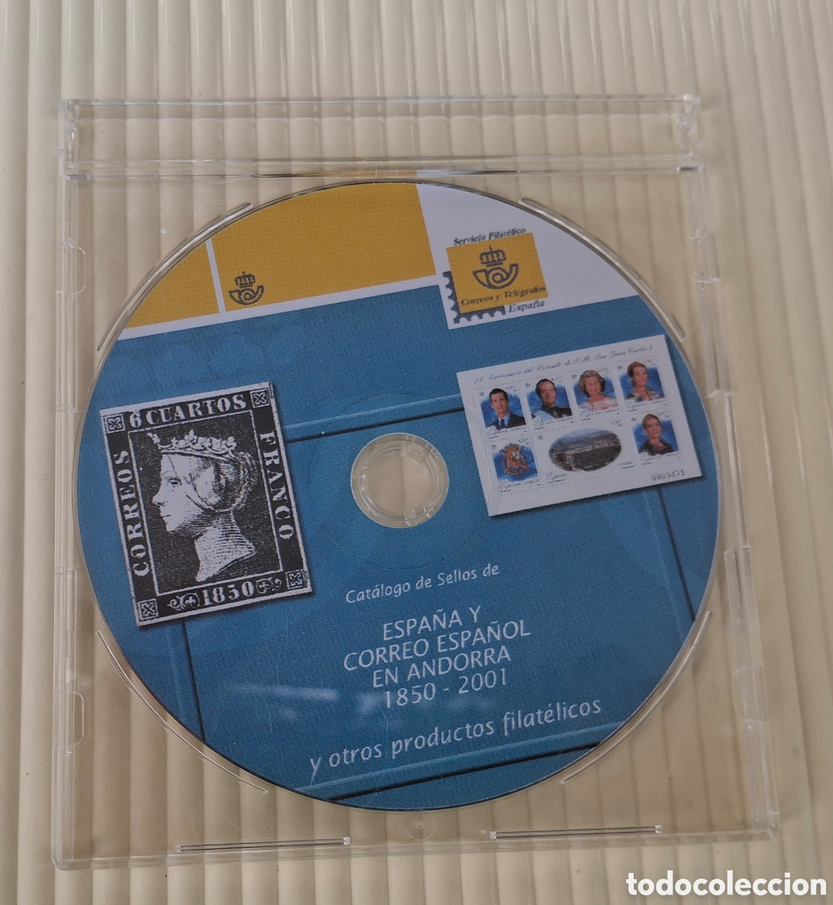 Sellos: CATALOGO COMPLETO DE SELLOS ESPA&Ntilde;A Y ANDORRA 1850-2001, EN CD-ROM