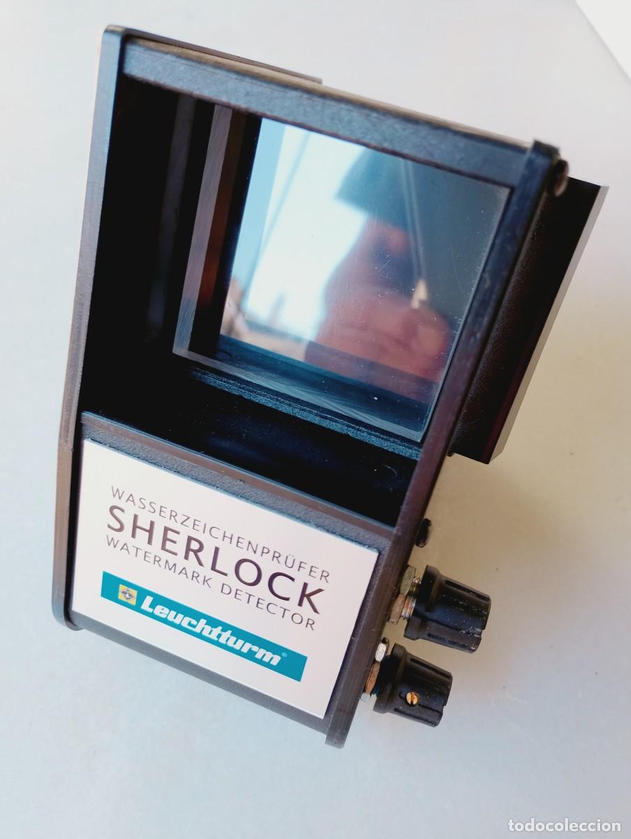 Sellos: Detector de filigranas Leuchtturm Sherlock - Foto 3