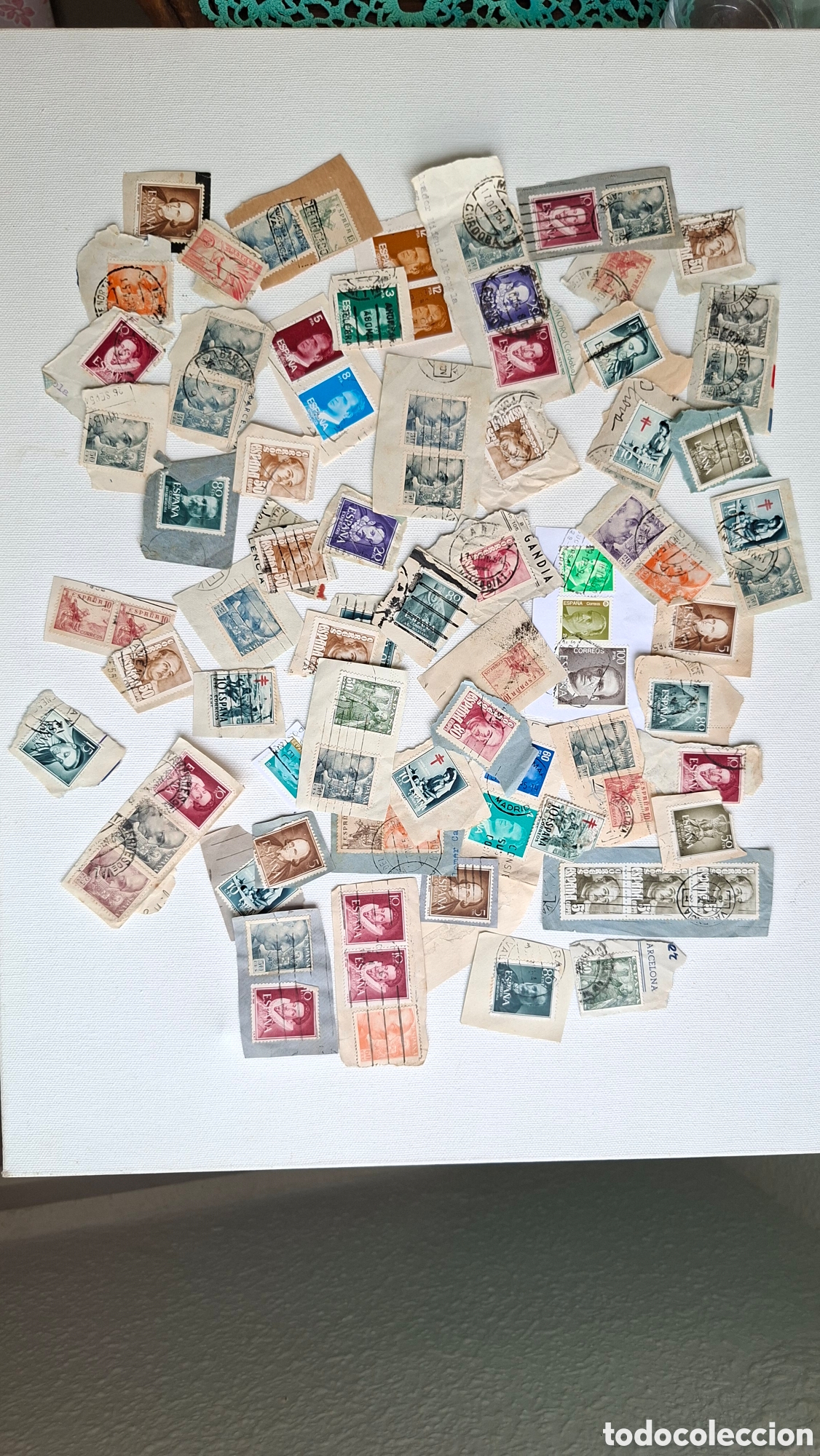 Sellos: Lote Sellos Espa&ntilde;a Antiguos - Foto 2