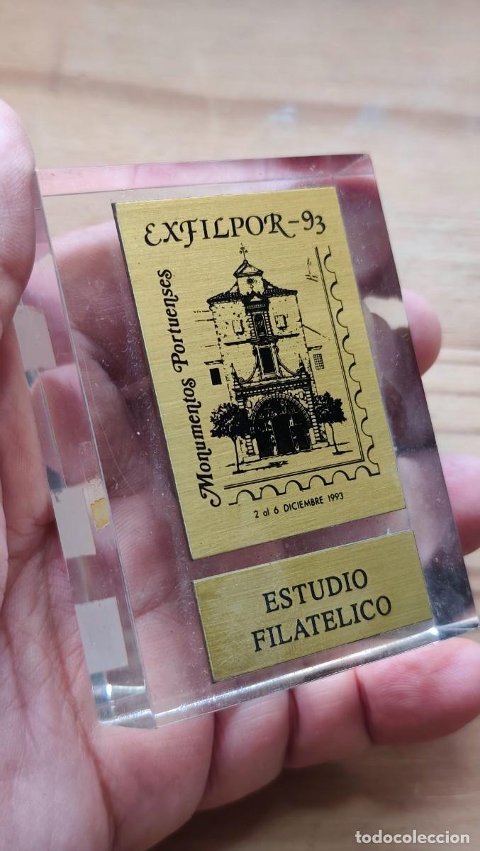 Sellos: PUERTO DE SANTA MARIA - TROFEO EN METACRILATO EXFILPOR 93 - MONUMENTOS PORTUENSES - FOTOS AD.
