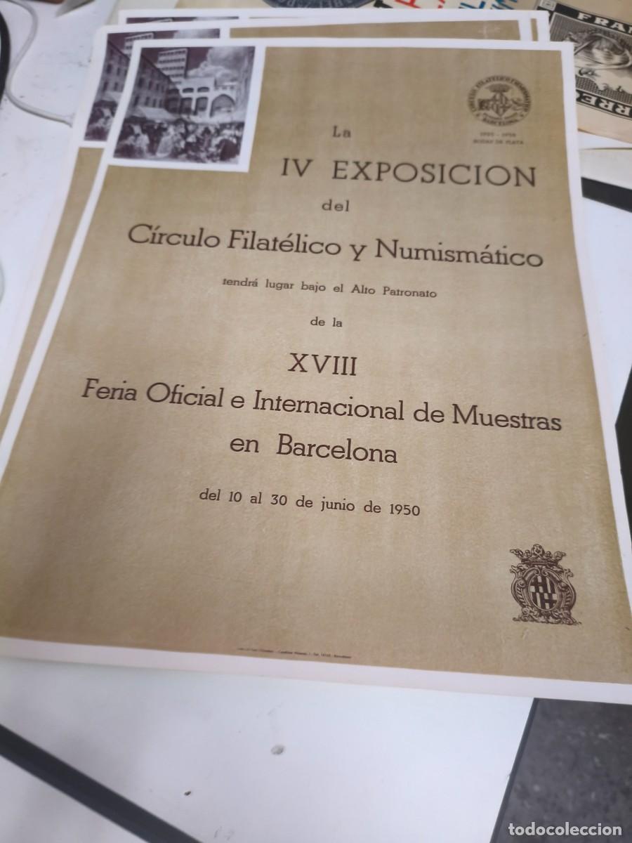 Sellos: IV EXPOSICION CIRCULO FILATELICO y NUMISMATICO 1950