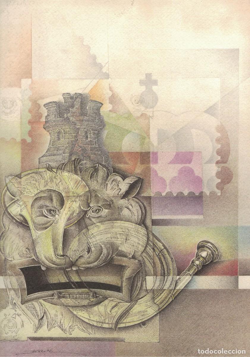 Briefmarken: Carpeta Correos Sello Castillo de Calatorao (Zaragoza) Primer D&iacute;a de Circulaci&oacute;n Matasellos