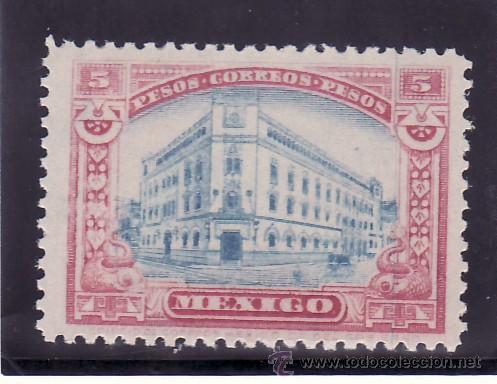 Sellos: mexico  354 con charnela, edificio de correos de mexico, - Foto 1