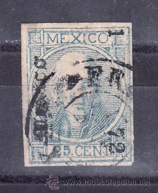 Sellos: mexico   45(II) usada, miguel hidalgo, - Foto 1