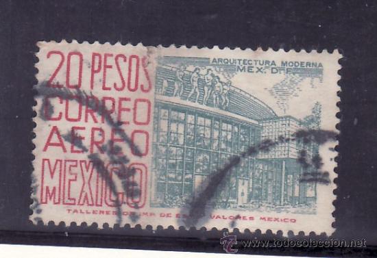 Sellos: mexico a 232 usada, arquitectura moderna, - Foto 1