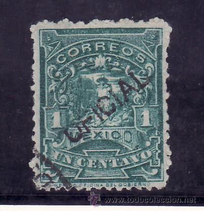 Sellos: mexico servicio   7a C usada, sobrecargado, - Foto 1