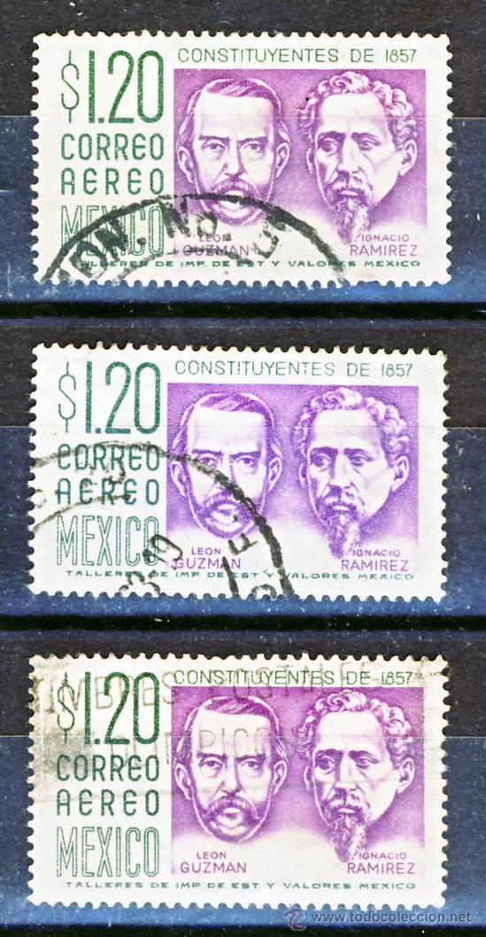 Sellos: MEXICO.- CONSTITUYENTES 1857.- (3) - Foto 1