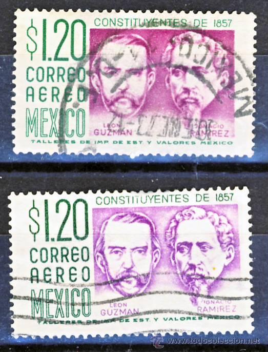 Sellos: MEXICO.- CONSTITUYENTES 1857.- (4) - Foto 1