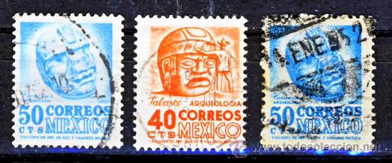 Sellos: MEXICO.- ARQUEOLOGIA.- - Foto 1