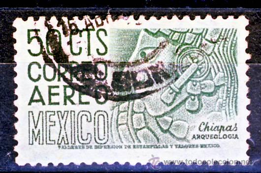 Sellos: MEXICO.- CHIAPAS.- ARQUEOLOGIA.- (2) - Foto 1
