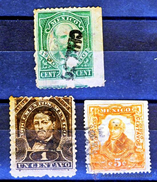 Sellos: MEXICO.- PERSONAJES.- - Foto 1