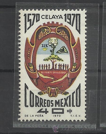Sellos: MEXICO ESCUDO DE CELAYA - Foto 1