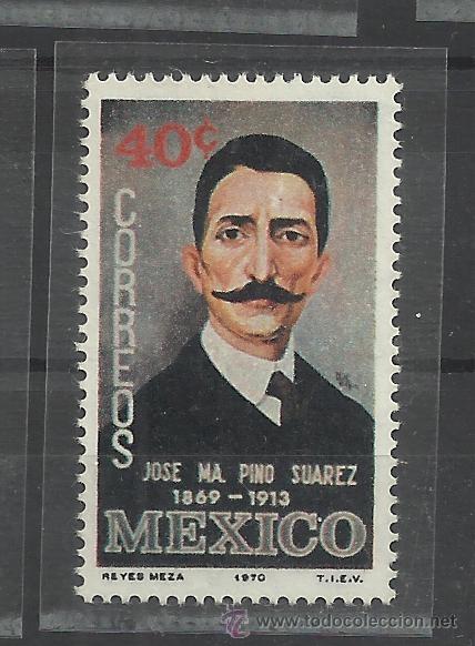 Sellos: MEXICO JOSE MA PINO SUAREZ - Foto 1