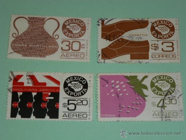 Sellos: lote 4 sellos Mexico - Foto 1
