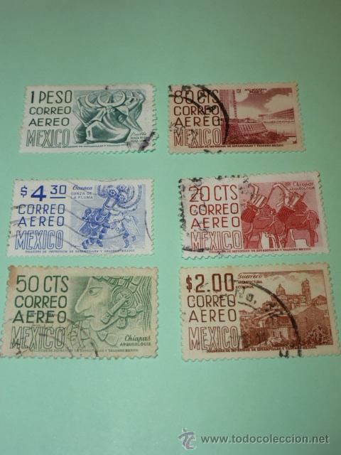 Sellos: Lote 6 sellos de Mexico - Foto 1