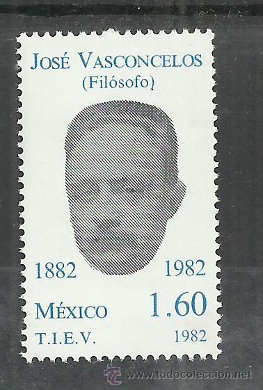 Sellos: MEXICO JOSE VASCONCELOS FILOSOFO - Foto 1