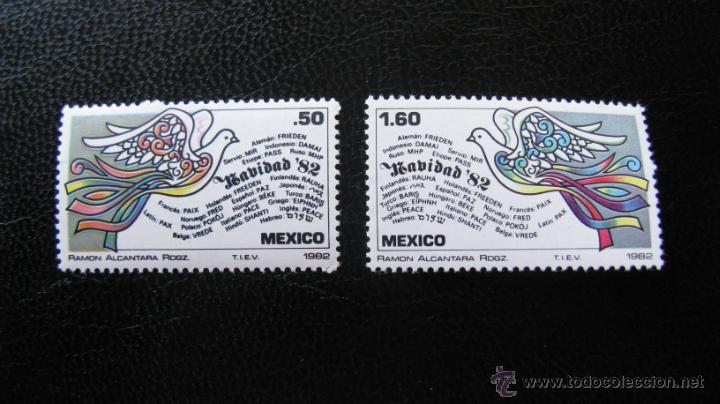 Sellos: mexico 1982, navidad, yvert 994/5 - Foto 1