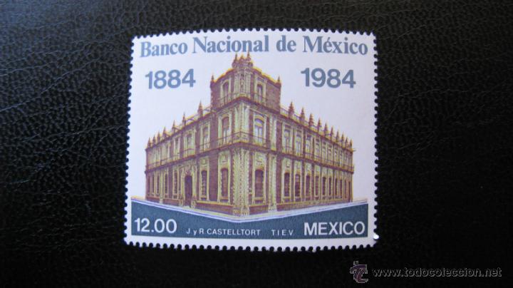 Sellos: mexico 1984, centenario banco nacional - Foto 1