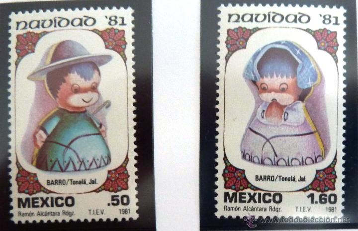 Sellos: SELLOS MEXICO 1981. NUEVOS. NAVIDAD. - Foto 1