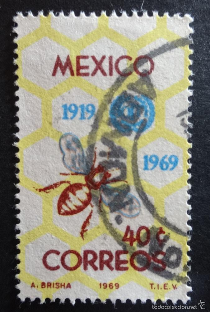 Sellos: 1969 - M&Eacute;XICO - CENTENARIO (USADOS) - Foto 1