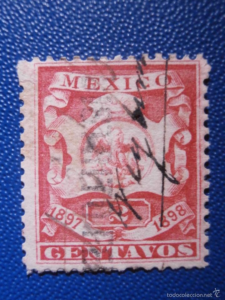 Sellos: Sello - M&eacute;xico - 1897 1898 - 2 Centavos - A determinar - - Foto 2