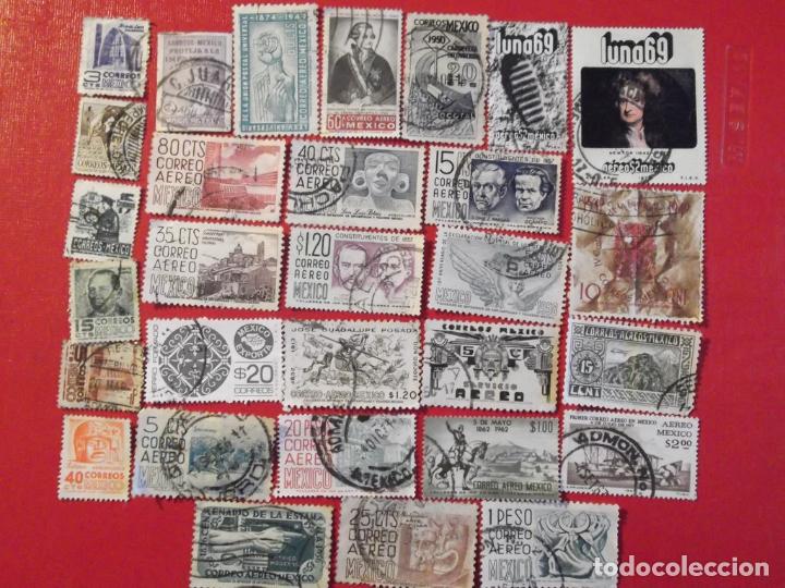 Sellos: M&eacute;xico. 30 Sellos usados distintos. Ref: e329 - Foto 1