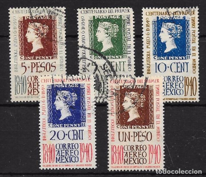 Sellos: M&Eacute;XICO. YVERT N&ordm; 543/47* - Foto 1