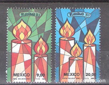 Sellos: M&Eacute;XICO 1023/1024** Navidad 1983. Completa - Foto 1