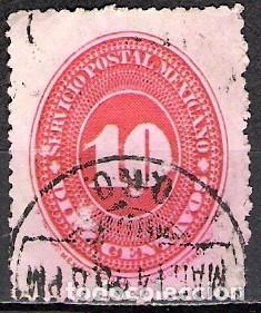 Sellos: MEJICO 1887 - USADO - Foto 1