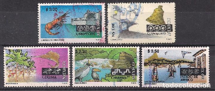 Sellos: MEJICO 1993-1996 - USADO - Foto 1