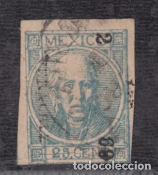 Sellos: mexico 45(I) usada, miguel hidalgo, - Foto 1