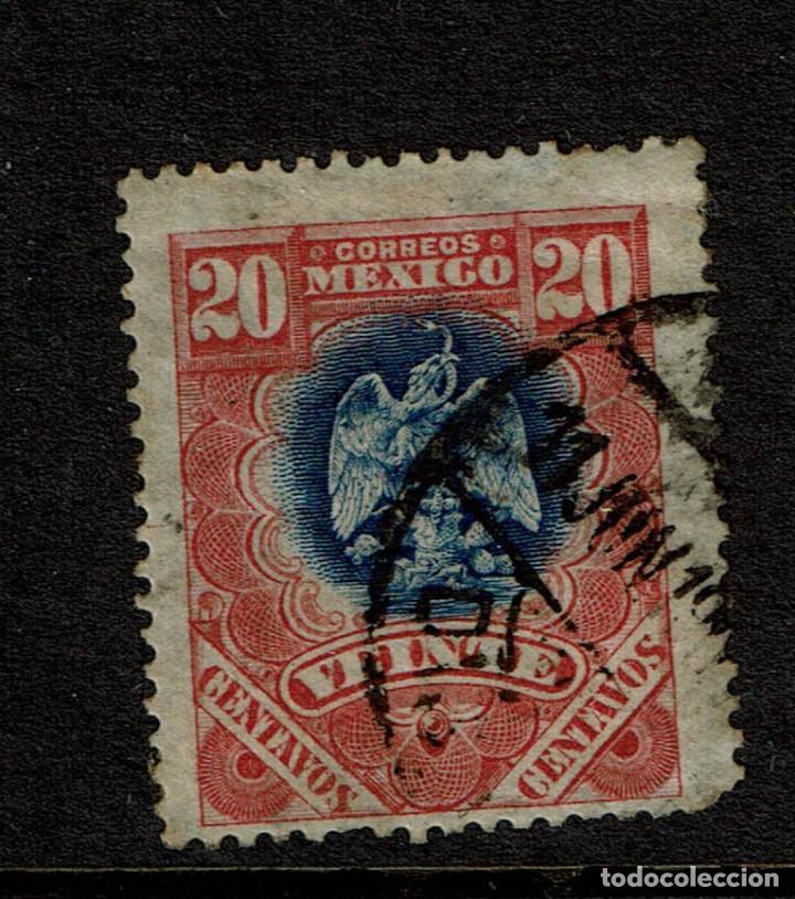 Sellos: Mexico 20 centavos. Sello Usado. - Foto 1