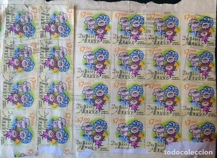 Sellos: GRAN FRAGMENTO CON M&Uacute;LTIPLES SELLOS DEL YVERT 2529. - Foto 1