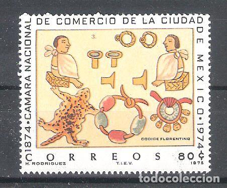 Sellos: M&Eacute;XICO n&ordm; 815** Centenario de la C&aacute;mara de Comercio. Completa - Foto 1