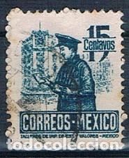 Sellos: M&Eacute;XICO 1947 Y 617 USADO - Foto 1