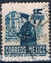 Sellos: M&Eacute;XICO 1947 Y 617 USADO - Foto 1