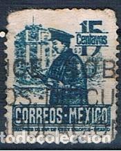 Sellos: M&Eacute;XICO 1947 Y 617 USADO - Foto 1