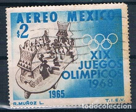 Sellos: M&Eacute;XICO 1965 Y PA263 USADO - Foto 1