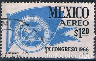 Sellos: M&Eacute;XICO 1966 Y PA267 USADO - Foto 1