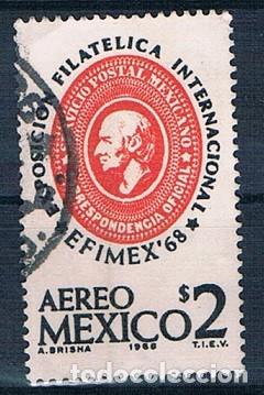 Sellos: M&Eacute;XICO 1968 Y PA286 USADO - Foto 1