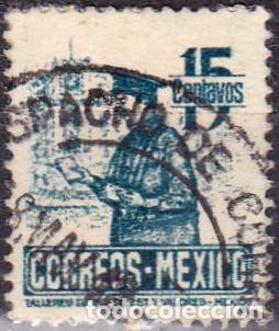 Sellos: 1947 - MEXICO - CARTERO - YVERT 617 - Foto 1