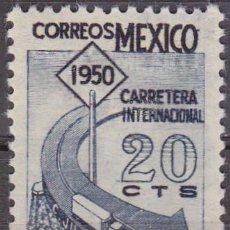 Francobolli: 1950 - MEXICO - INAUGURACION CARRETERA INTERNACIONAL CIUDAD JUAREZ-OCOTAL - YVERT 640