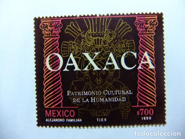 MEXICO MEXIQUE 1990 OAXACA PATRIMONIO CULTURAL DE LA HUMANIDAD 1399 ** MNH (Sellos - Extranjero - América - México)