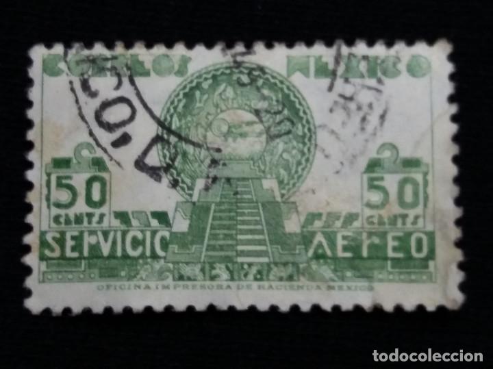 correo servicio aereo mexico 50 cts a o 1950 Buy Antique