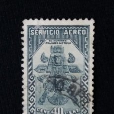 Sellos: CORREO SERVICIO AEREO MEXICO, 40 CTS, PAJARO AZTECAAÑO 1934,. Lote 187112698