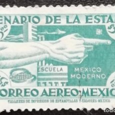 Sellos: 1956. MÉXICO. 196. CENTENARIO DEL SELLO MEXICANO. SIMBOLOGÍA. USADO.. Lote 189576832
